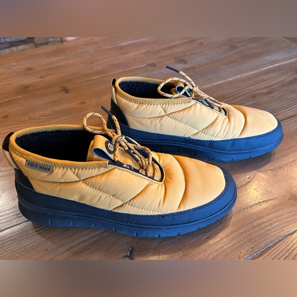 Cole Haan Men's Generation Zerogrand Rec Mid mustard Sneaker Slipper